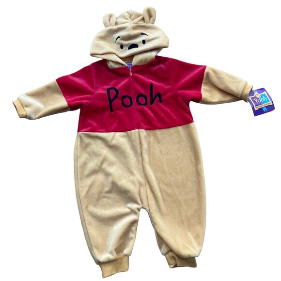 Pooh 100 Acre Collection Winnie the Pooh Bear Costume Bodysuit Baby Sz 12 Months - Picture 2 of 6